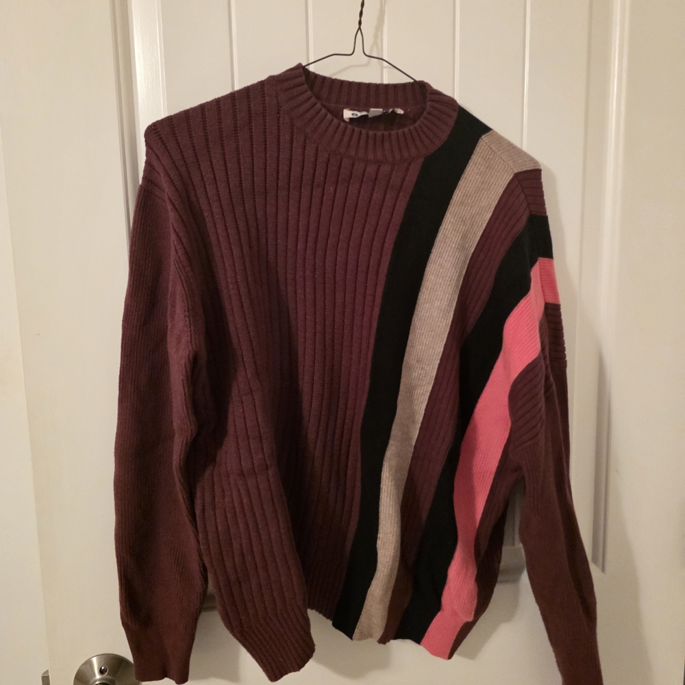 Striped Ribbed Sweater